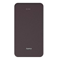 Батарея універсальна Hama 20000mAh, 15W/5V/3A, USB-C, USB-A, plum (00201715)