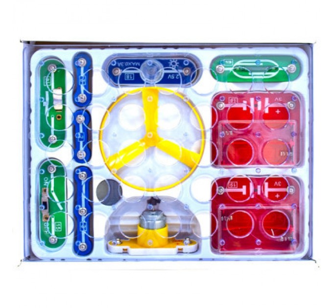 DOKA Конструктор DOKA електронний Перші кроки в електроніці (Набір А, 15 схем) (D70709)