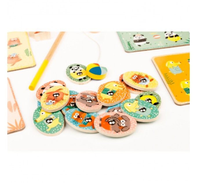 Djeco Настільна гра Djeco Набір ігор 4 в 1 Лудопарк (DJ01698)