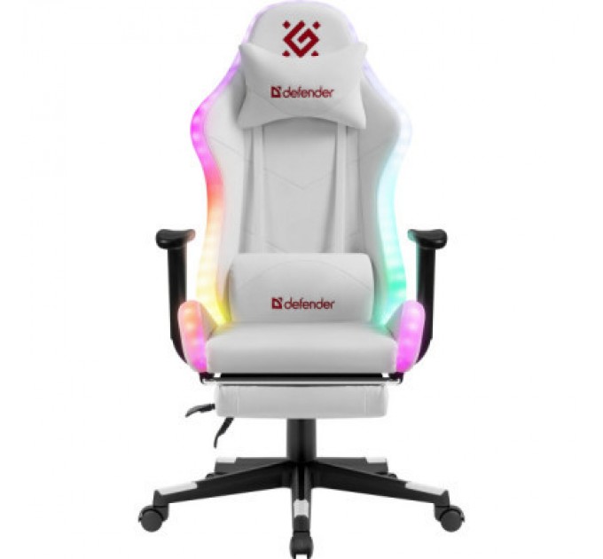 Defender Крісло ігрове Defender Watcher RGB White (64336)