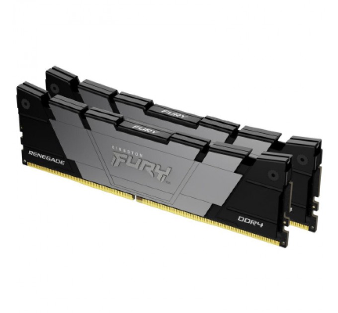 Kingston Fury (ex.HyperX) Модуль пам'яті для комп'ютера DDR4 32GB (2x16GB) 3600 MHz Fury Renegade Black Kingston Fury (ex.HyperX) (KF436C16RB12K2/32)