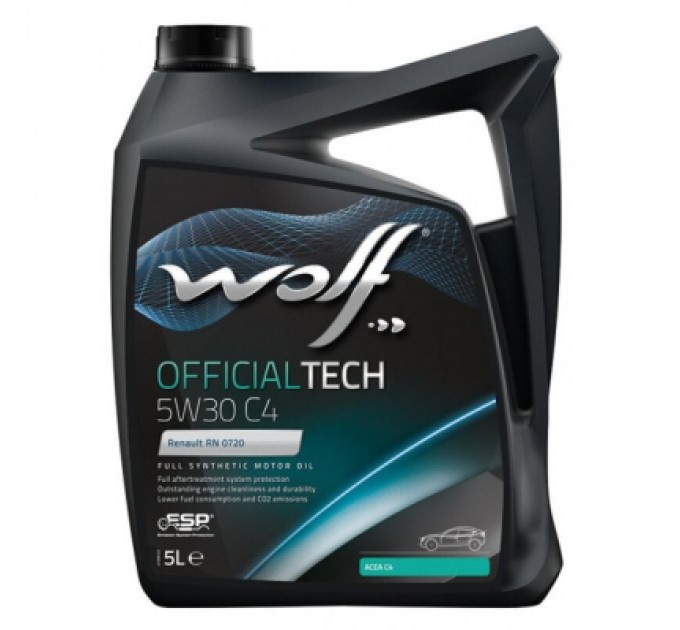 Wolf Моторна олива Wolf OFFICIALTECH 5W30 C4 5л (8308512)