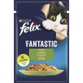 Purina Felix Вологий корм для кішок Purina Felix Fantastic з кроликом у желе 85 г (7613039835500)
