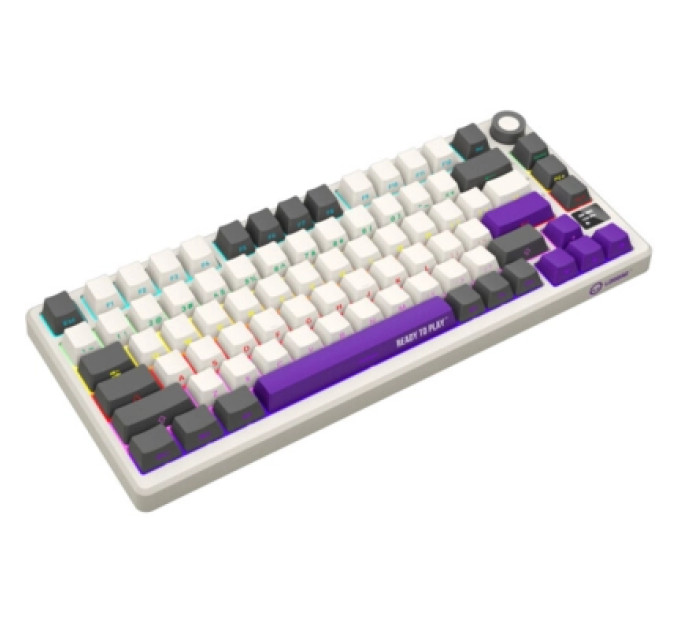 Lorgar Клавіатура Lorgar KBP7075W Pro RGB Wireless/Bluetooth/USB UA Beige (LRG-KBP7075W-RT-US)