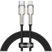 Baseus Дата кабель USB-C to Lightning 1.0m Cafule Metal PD 20W black Baseus (CATLJK-A01)