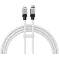 Дата кабель USB-C to Lightning 2.0m CoolPlay Fast Charging 20W white Baseus (CAKW000102)