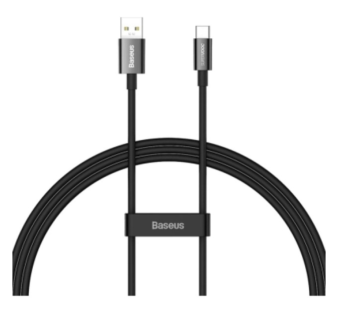 Baseus Дата кабель USB 2.0 AM to USB-C 1.0m Superior Fast Charging 60W black Baseus (CAYS000901)