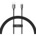 Baseus Дата кабель USB 2.0 AM to USB-C 1.0m Superior Fast Charging 60W black Baseus (CAYS000901)