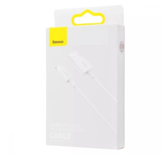 Baseus Дата кабель USB 2.0 AM to Lightning 2.0m Superior Fast Charging 2.4A white Baseus (CALYS-C02)