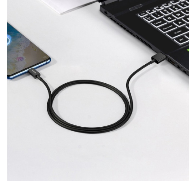 Baseus Дата кабель USB 2.0 AM to Micro 5P 2.0m Superior Fast Charging 2A black Baseus (CAMYS-A01)