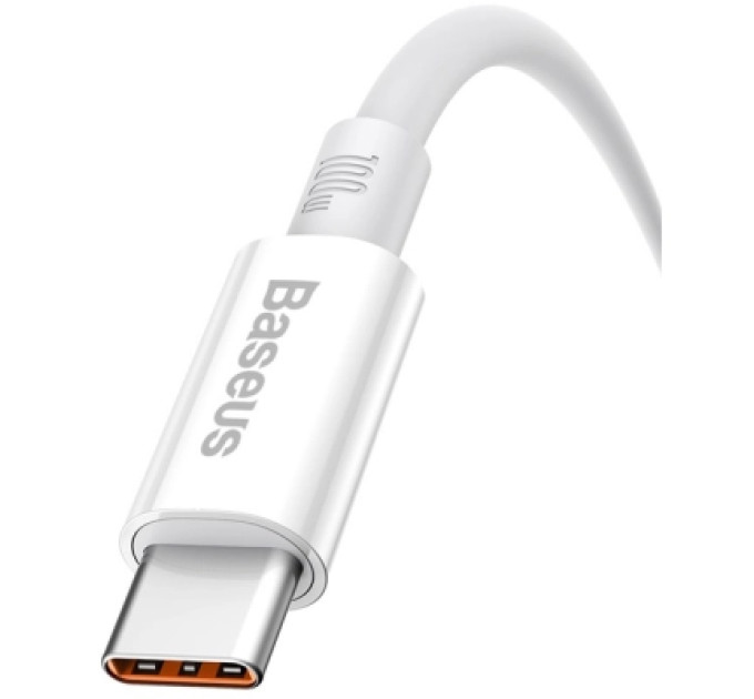 Baseus Дата кабель USB 2.0 AM to USB-C 1.5m Superior Fast Charging 100W moon white Baseus (P10320102214-02)