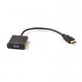 PowerPlant Перехідник HDMI to VGA 0.15m PowerPlant (CA910885)