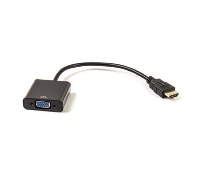 PowerPlant Перехідник HDMI to VGA 0.15m PowerPlant (CA910885)