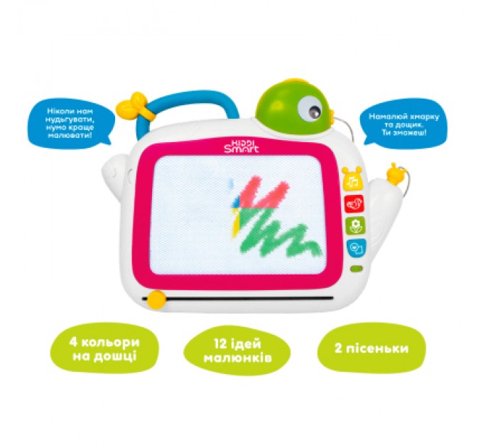 Kiddi Smart Розвиваюча іграшка Kiddi Smart Магнітна дошка - Музичні барви (DM909-UA)