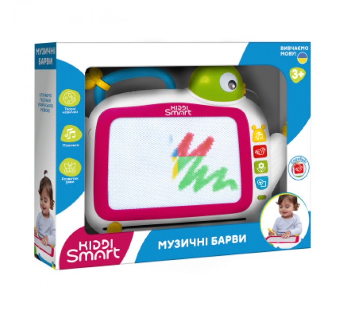 Kiddi Smart Розвиваюча іграшка Kiddi Smart Магнітна дошка - Музичні барви (DM909-UA)