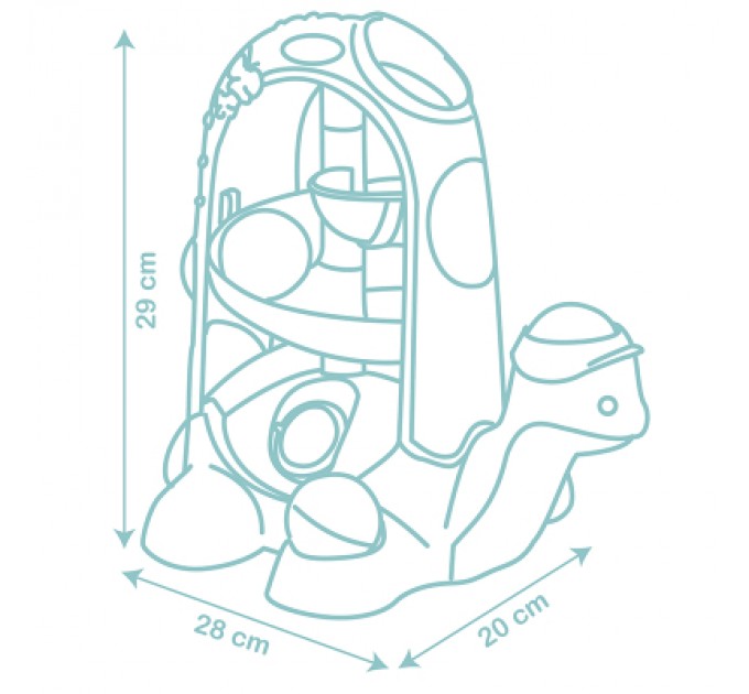 Smoby Розвиваюча іграшка Smoby Little Черепашка 2 в 1 (140310)