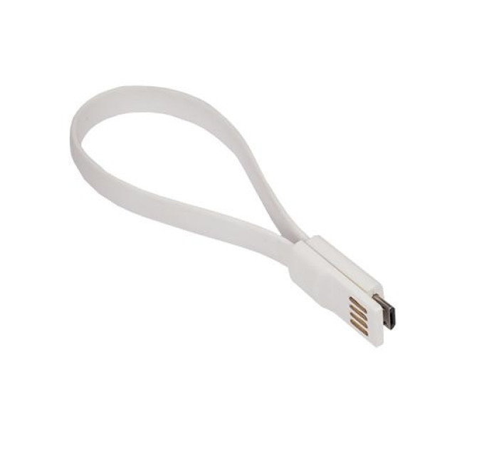 Sumdex Кабель Sumdex USB - micro USB V 2.0 (M/M), з магнітом, 0.21 м, White (DCU-1022WT)_OEM
