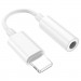 BOROFONE Перехідник Lightning to 3.5mm F white BOROFONE (6941991111143)