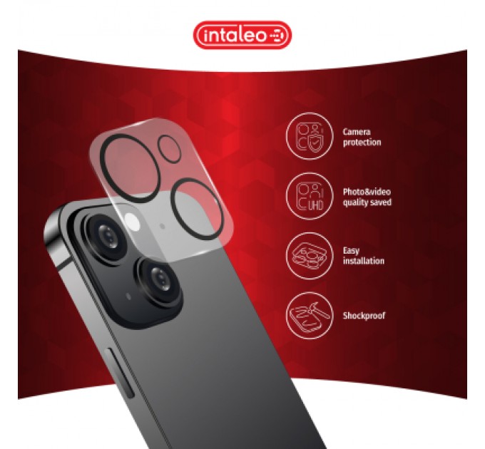 Intaleo Скло захисне Intaleo Camera Lens Apple Iphone 14/14 Plus Black (1283126576843)