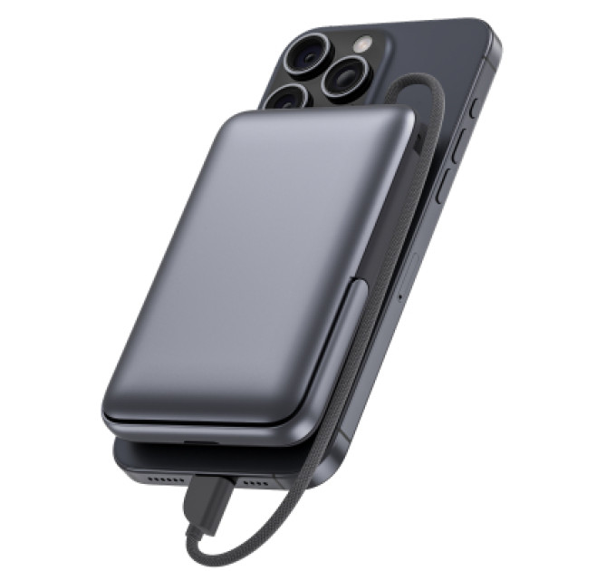 Vinga Батарея універсальна Vinga 10000 mAh 22.5W/15W/2.5W Wireless (VPBB1022WL)