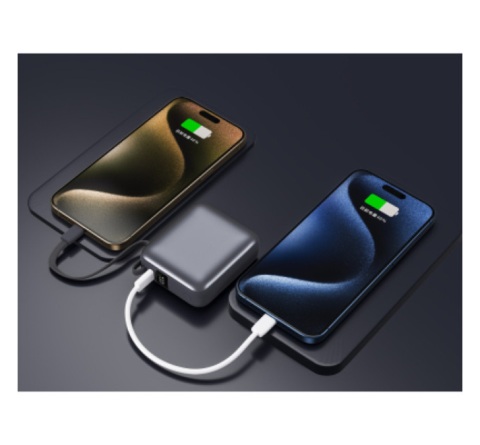 Vinga Батарея універсальна Vinga 10000 mAh 35W Display Cable (VPBB1035C)