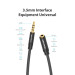 Vention Кабель мультимедійний 3.5mm M to 3.5mm F 1.0m black Vention (BHBBF)