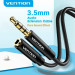 Vention Кабель мультимедійний 3.5mm M to 3.5mm F 1.0m black Vention (BHBBF)
