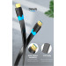 Vention Кабель мультимедійний HDMI to HDMI Flat 1.5m black Vention (AAKBG)