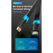 Vention Кабель мультимедійний HDMI to HDMI Flat 1.5m black Vention (AAKBG)