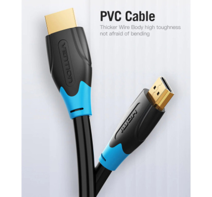 Vention Кабель мультимедійний HDMI to HDMI 1.0m v2.0 Vention (AACBF)
