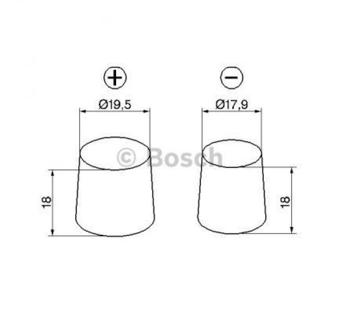 Bosch Акумулятор автомобільний Bosch 45А (0 092 S40 210)