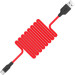 HOCO Дата кабель USB 2.0 AM to USB-C 1.0m 2A silicone X21 black+red HOCO (6957531071419)