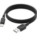 HOCO Дата кабель USB-C to USB-C 1.0m Cool silicone X90 black HOCO (6931474788443)