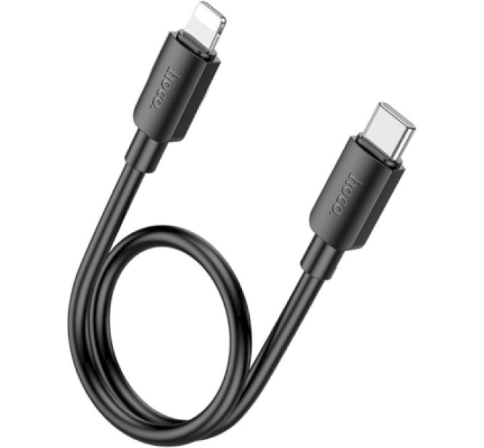 HOCO Дата кабель USB-C to Lightning 0.25m Hyper PD X96 black HOCO (6942007609364)