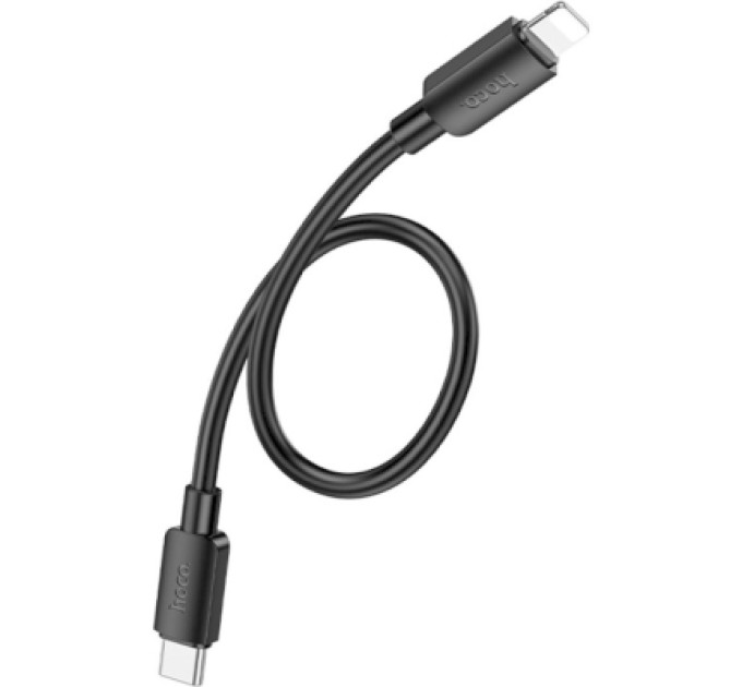 HOCO Дата кабель USB-C to Lightning 0.25m Hyper PD X96 black HOCO (6942007609364)