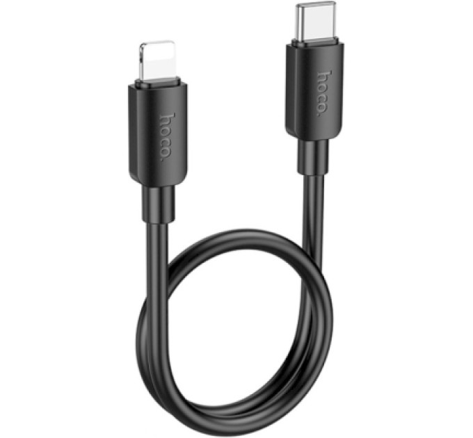 HOCO Дата кабель USB-C to Lightning 0.25m Hyper PD X96 black HOCO (6942007609364)