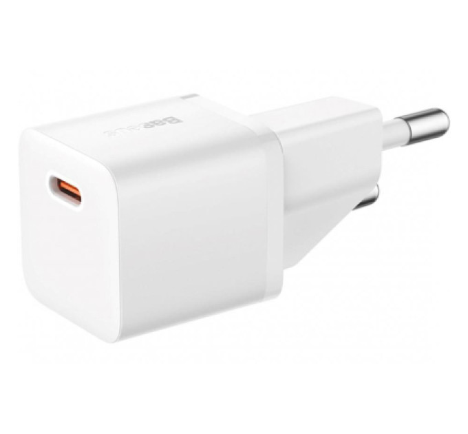 Baseus Зарядний пристрій Baseus GaN5 Fast Charger USB-C 20W white (CCGN050102)