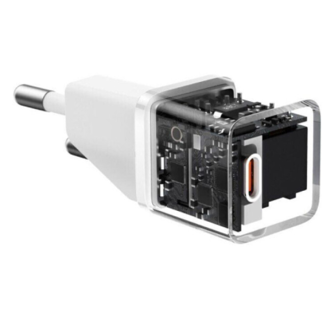 Baseus Зарядний пристрій Baseus GaN5 Fast Charger USB-C 20W white (CCGN050102)