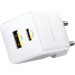 Baseus Зарядний пристрій Baseus Palm Fast Charger C+U 20W moon white (P10111608213-00)