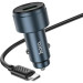 HOCO Зарядний пристрій HOCO HOCO Z57 Glorious single-port USB -C PD30W + cable USB-C Metal Gray (6942007633062)