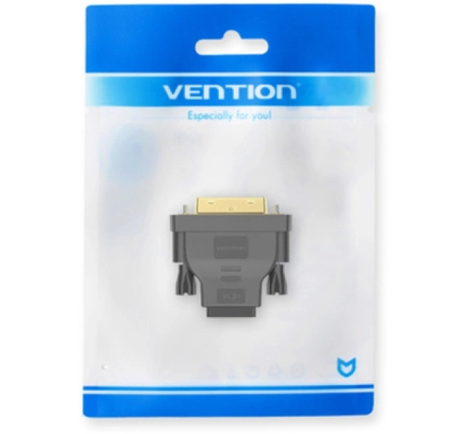 Vention Перехідник DVI(24+1) Male to HDMI Female black Vention (ECDB0)