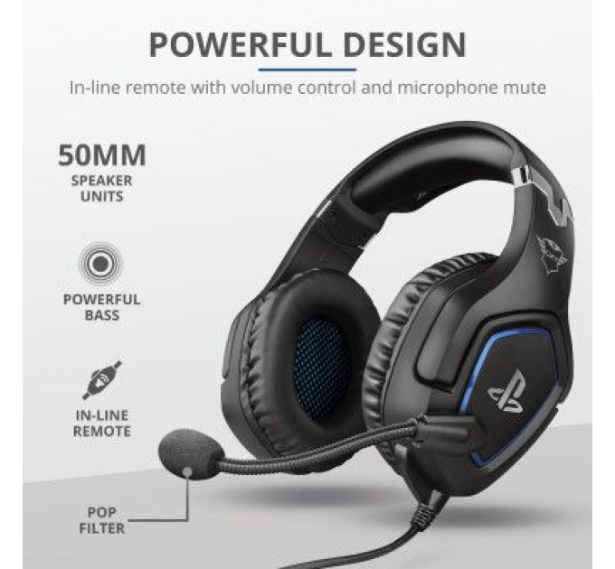 Trust Навушники Trust GXT 488 Forze-G for PS4 Black (23530)