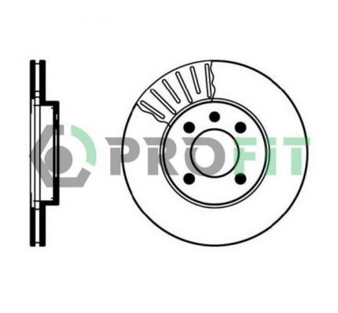 Profit Гальмівний диск Profit 5010-0207