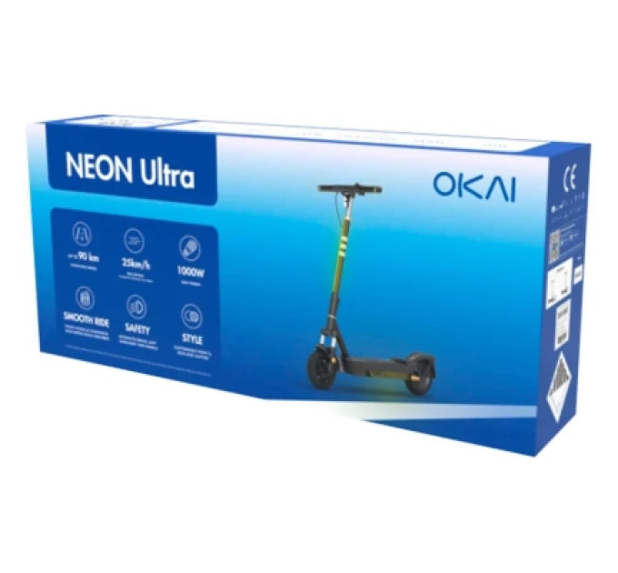 OKAI Електросамокат OKAI ES40 10" Black (ES40-B)