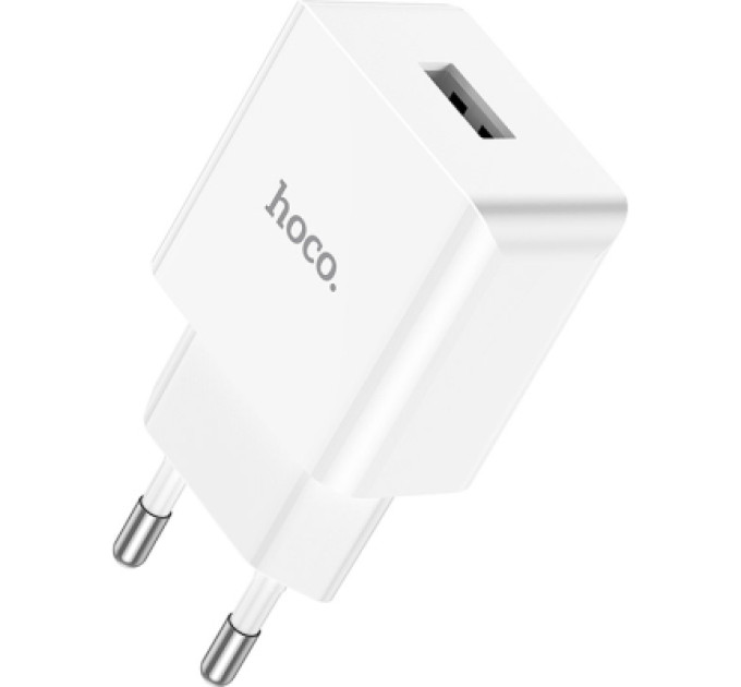 HOCO Зарядний пристрій HOCO C106A Leisure USB 10.5W White (6931474783882)