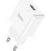 HOCO Зарядний пристрій HOCO C106A Leisure USB 10.5W White (6931474783882)