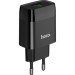HOCO Зарядний пристрій HOCO C72Q Glorious USB QC3.0 18W Black (6931474732507)