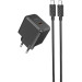 HOCO Зарядний пристрій HOCO CS13A Ocean USB-C PD20W + cable USB-C to USB-C Black (6942007603843)