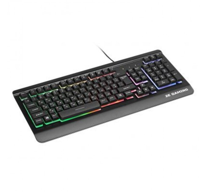 2E Клавіатура 2E KG320 LED USB Black Ukr (2E-KG320UB)