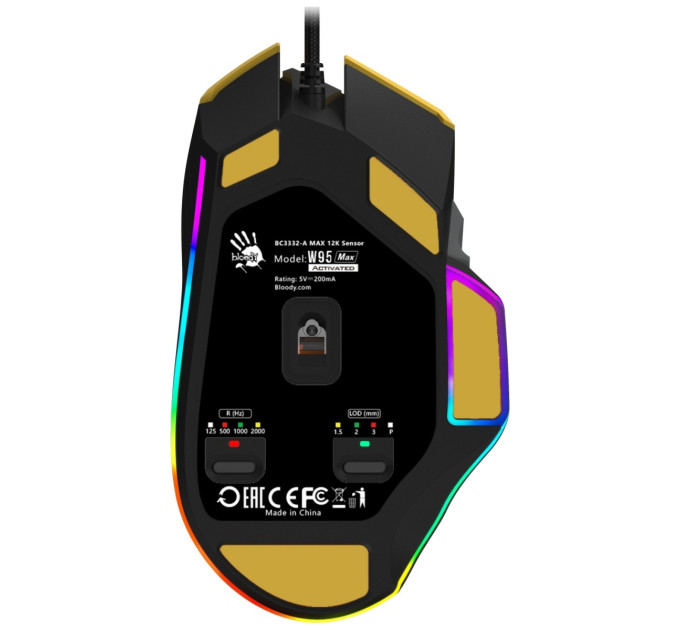 A4Tech Миша A4Tech Bloody W95 Max Sports Lime